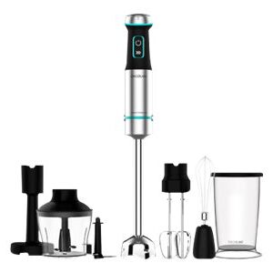 Cecotec | Hand Blender | Power TitanBlack 1200 XL PerfectCream&Crush | Hand Blender | 1200 W | Stainless steel/Black