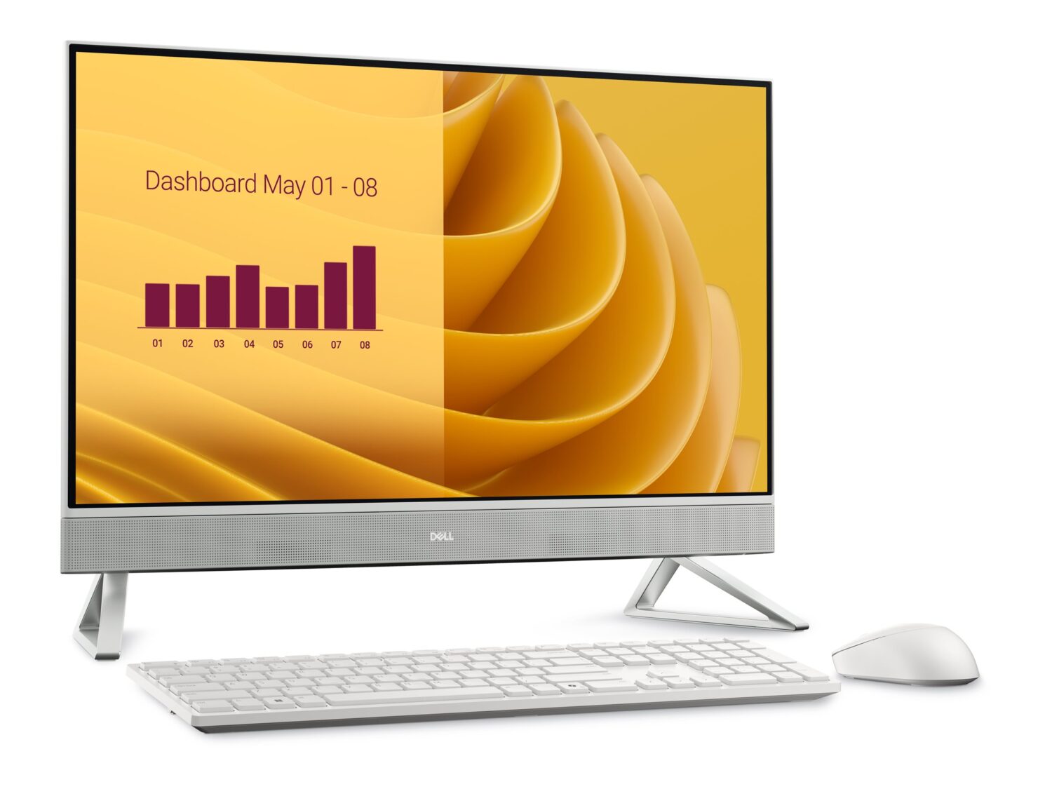 Dell 27 All-in-One EC27250 | Desktop | AIO | 27 " | Intel Core 7 | 150U | 16 GB | DDR5 | 512 GB | Intel Integrated Graphics | English | Windows 11 Pro | Warranty 36 month(s) - Image 3