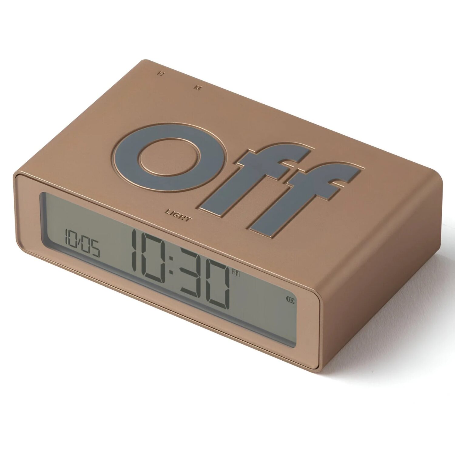 LEXON | Flip Mini Dual-Sided Alarm Clock | LR158D1 | USB connectivity - Image 3