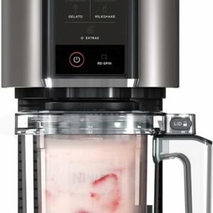 NINJA | Ice Cream Maker | NC300EU | Power 800 W | Capacity 3 x 0.473 L | Black/Grey