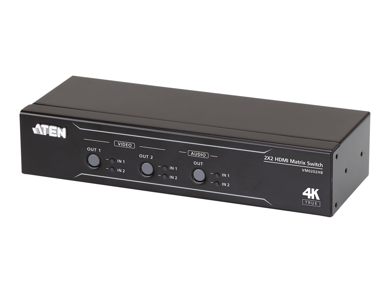 Aten 2x2 True 4K HDMI Matrix Switch with Audio De-Embedder | VM0202HB