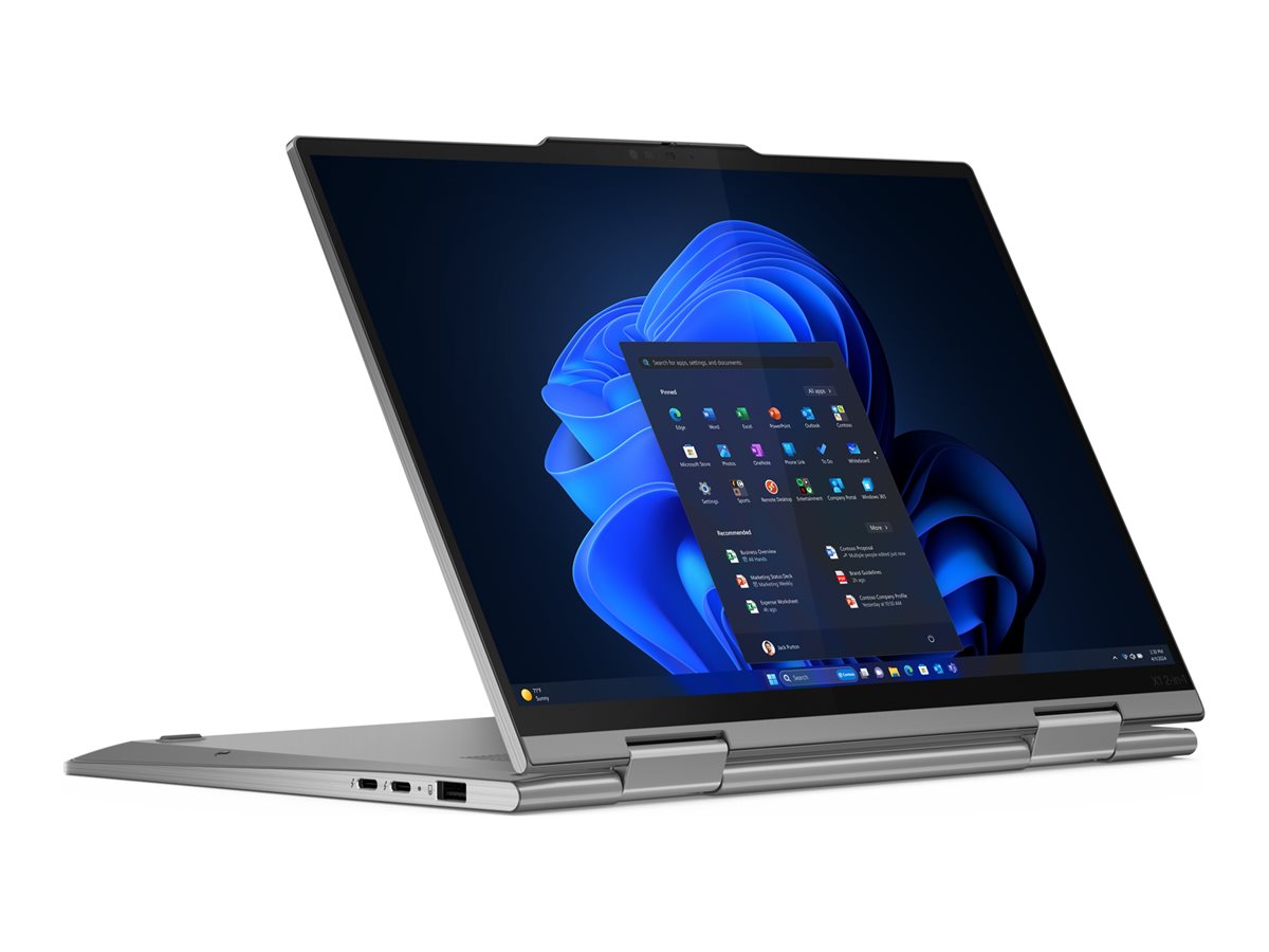Lenovo ThinkPad X1 2-in-1 G10 Aura Edition | Grey | 14 " | IPS | Touchscreen | WUXGA | 1920 x 1200 pixels | Anti-glare | Intel Core Ultra 5 | 225U | 16 GB | Soldered LPDDR5x | Solid-state drive capacity 512 GB | Intel Graphics | Windows 11 Pro | 802.11ax | Bluetooth version 5.3 | LTE Upgradable | Keyboard language Nordic | Keyboard backlit | Warranty 36 month(s) | Battery warranty 12 month(s) - Image 5