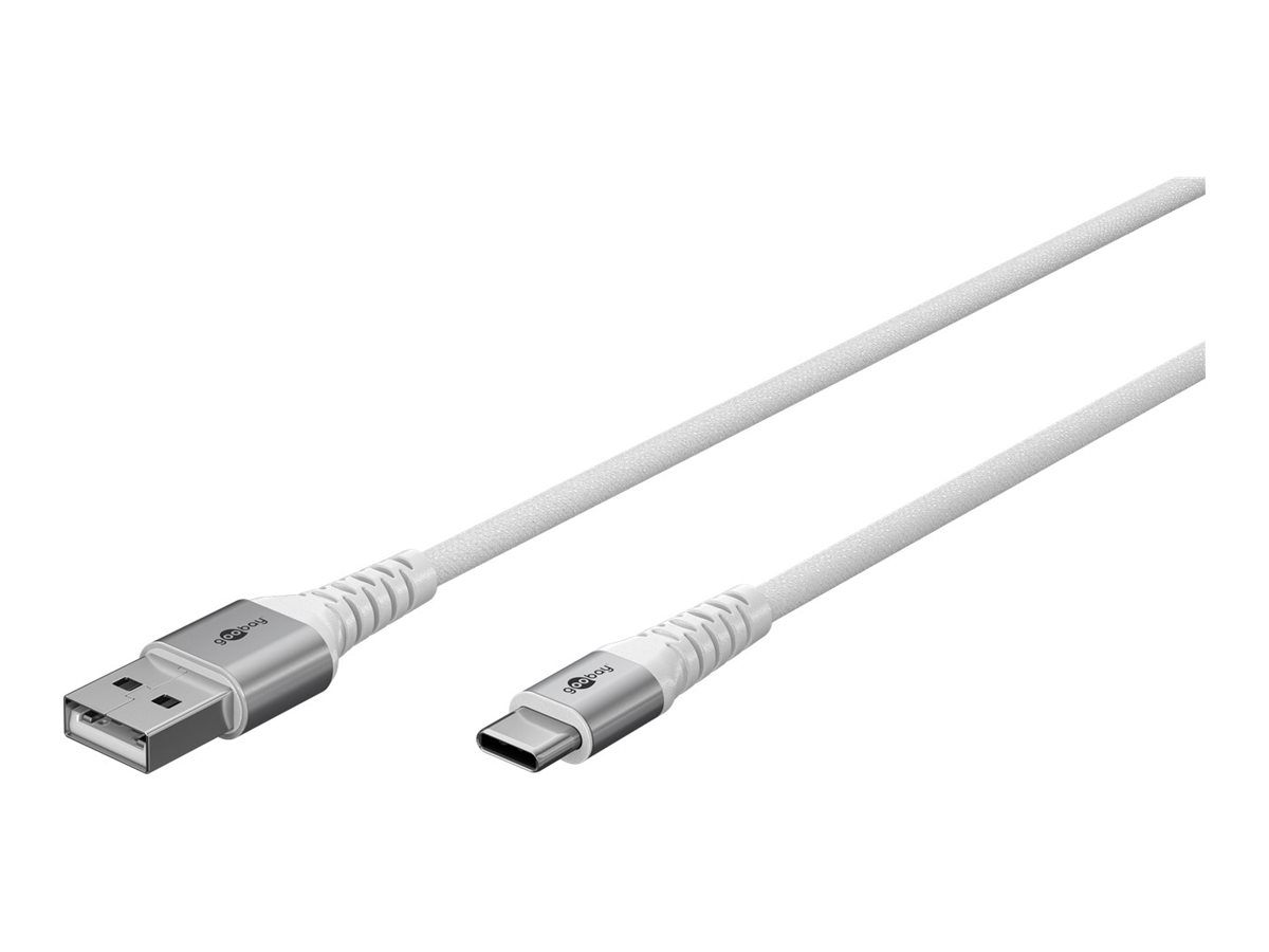 Goobay USB-C to USB-A Supersoft Textile Cable with Metal Plugs | 74530 - Image 4