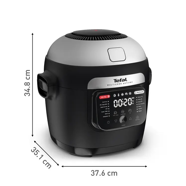 TEFAL Air Fryer and Multicooker | MY741CF0 Actifry | Power 1334 W | Capacity 6 L | Black/Silver - Image 5