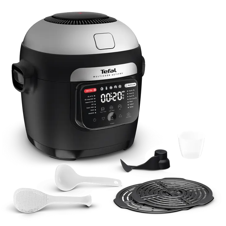 TEFAL Air Fryer and Multicooker | MY741CF0 Actifry | Power 1334 W | Capacity 6 L | Black/Silver - Image 4