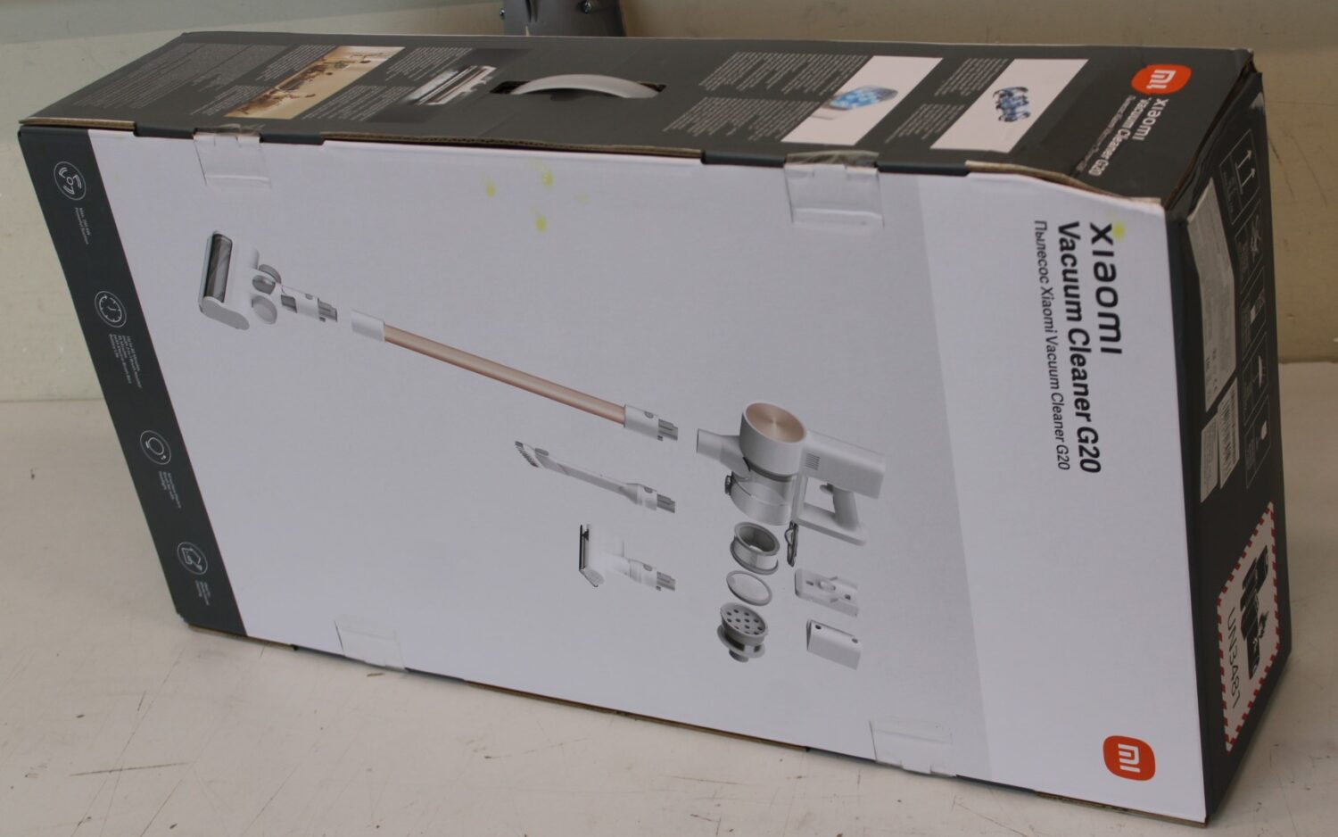 SALE OUT. Xiaomi Vacuum Cleaner G20 EU | Xiaomi Vacuum Cleaner | G20 EU | Cordless operating | 460 W | 25.2 V | Operating time (max) 25 min | White | Warranty 24 month(s) | DAMAGED PACKAGING - Image 3