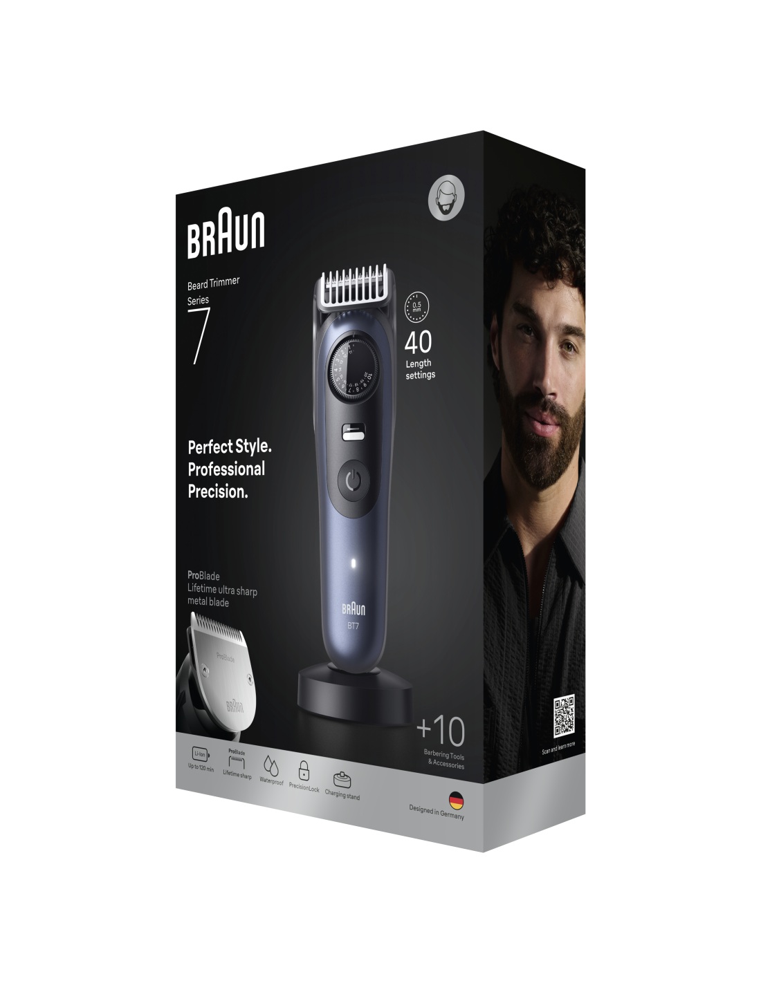 Braun Beard Trimmer | Series 7 BT7540 | Cordless | Number of length steps 40 - Image 6
