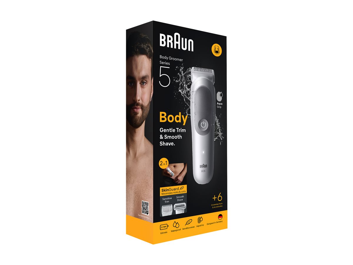 Braun Body Groomer | Series 5 BG5550 | Cordless | Lght Grey - Image 10