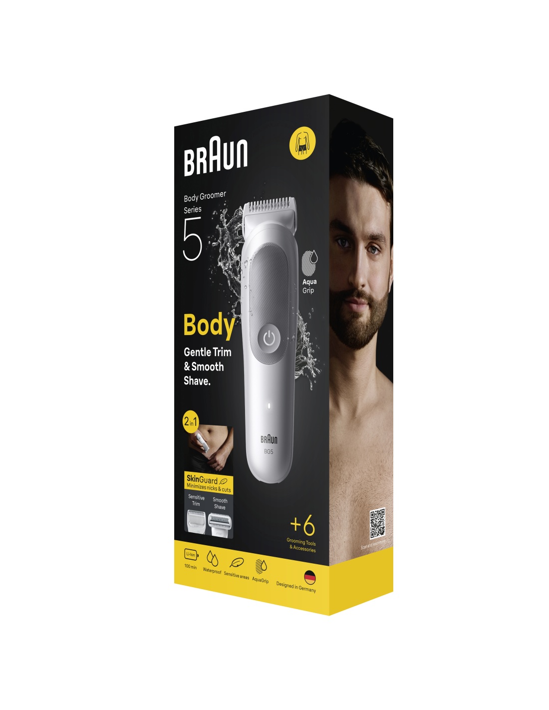 Braun Body Groomer | Series 5 BG5550 | Cordless | Lght Grey - Image 5