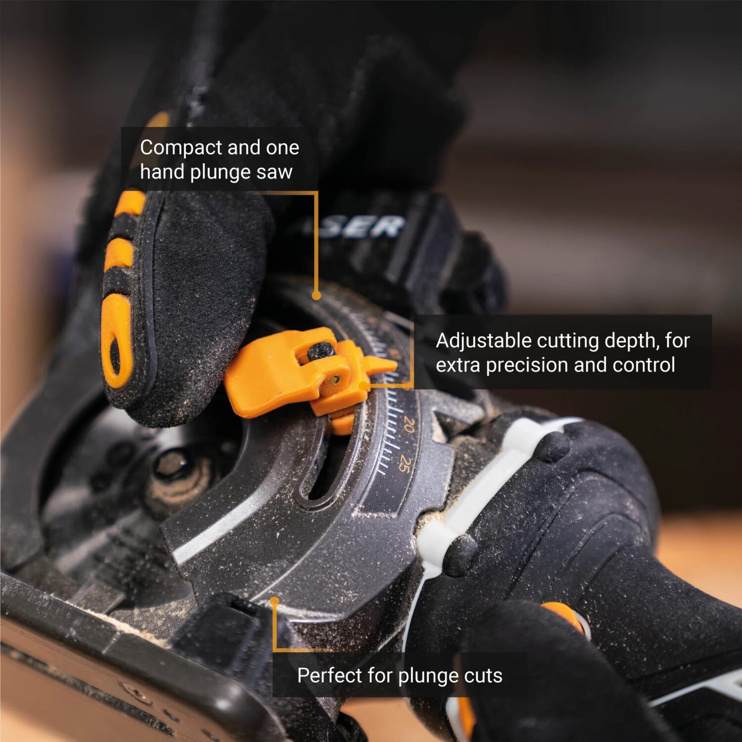 Batavia B.V. 18V Cordless Mini Circular Saw 89mm, Without Battery and Charger - Image 3