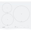 Cata INSB 6003 E2 WH Hob, Induction, Width 59cm, 3 cooking zones, Touch control, White | CATA