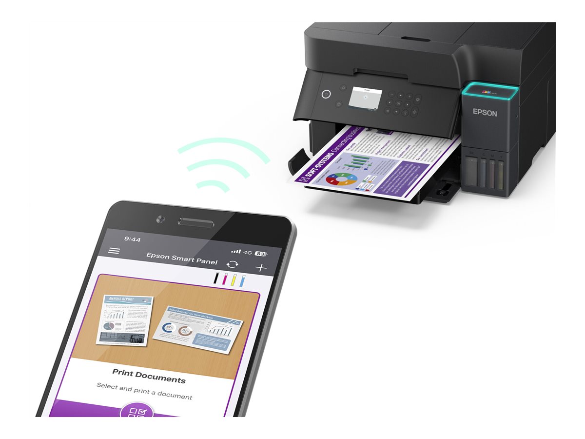 Epson Multifunctional printer | EcoTank L6370 | Inkjet | Colour | A4 | Wi-Fi | Black - Image 14