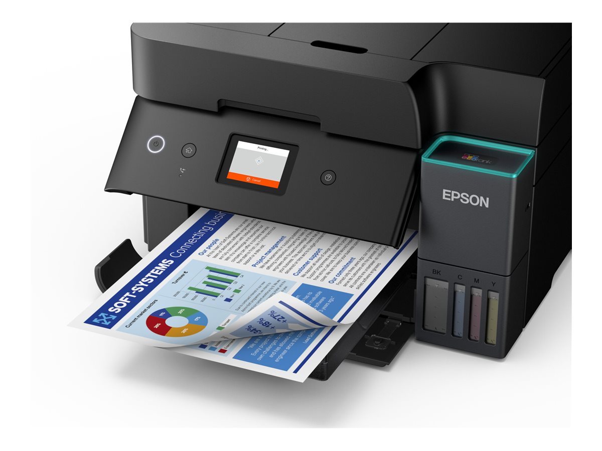 Epson Multifunctional printers | EcoTank L6390 | Inkjet | Colour | A4 | Wi-Fi | Black - Image 8