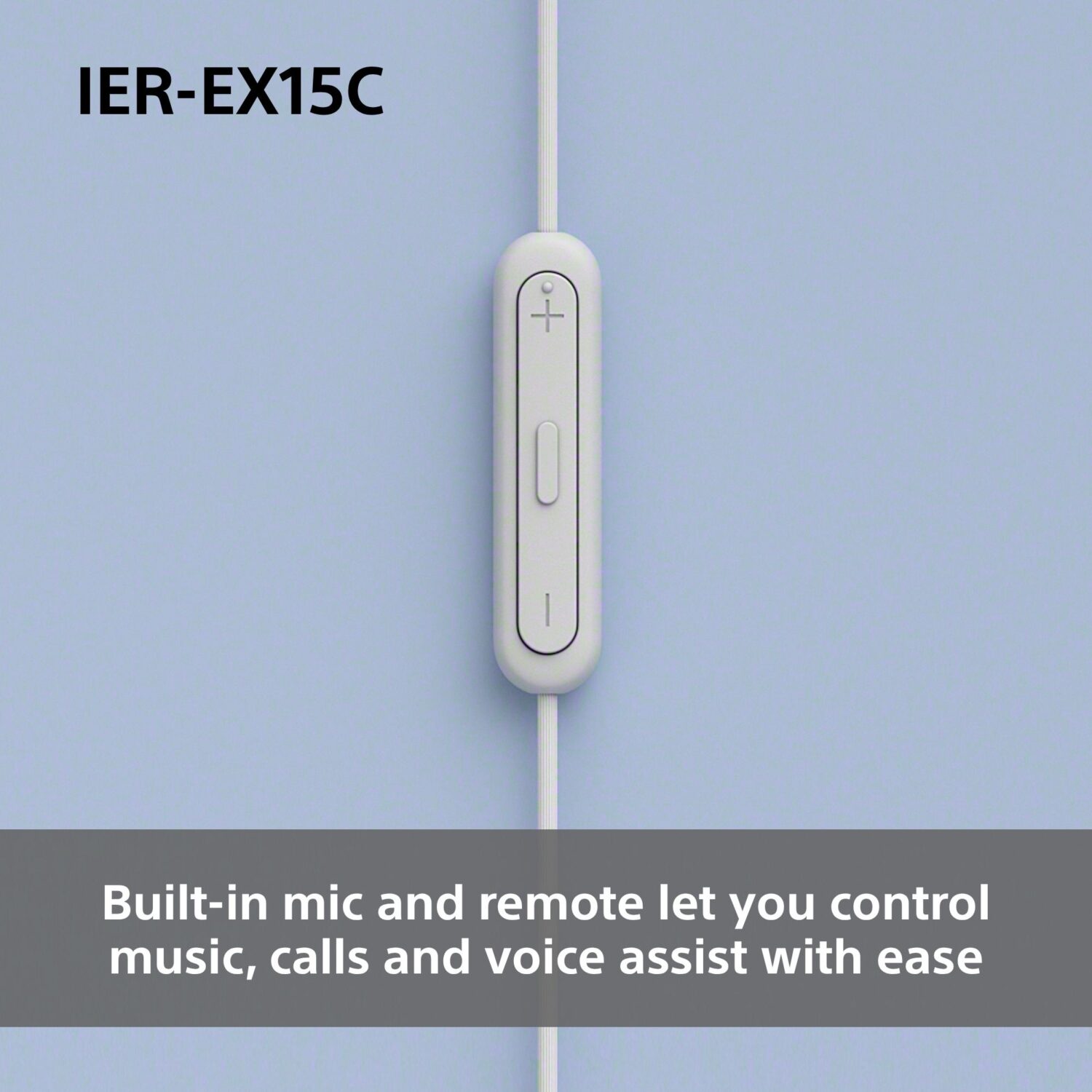 Sony Earbuds | IER‑EX15C | Wired | In-ear | Microphone | White - Image 6