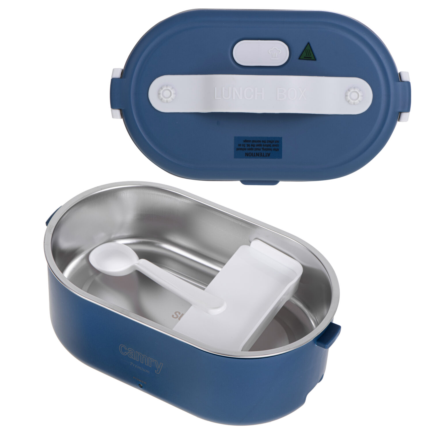 Camry Electric Lunch Box | CR 4517 | Material Stainless Steel | Blue - Image 4