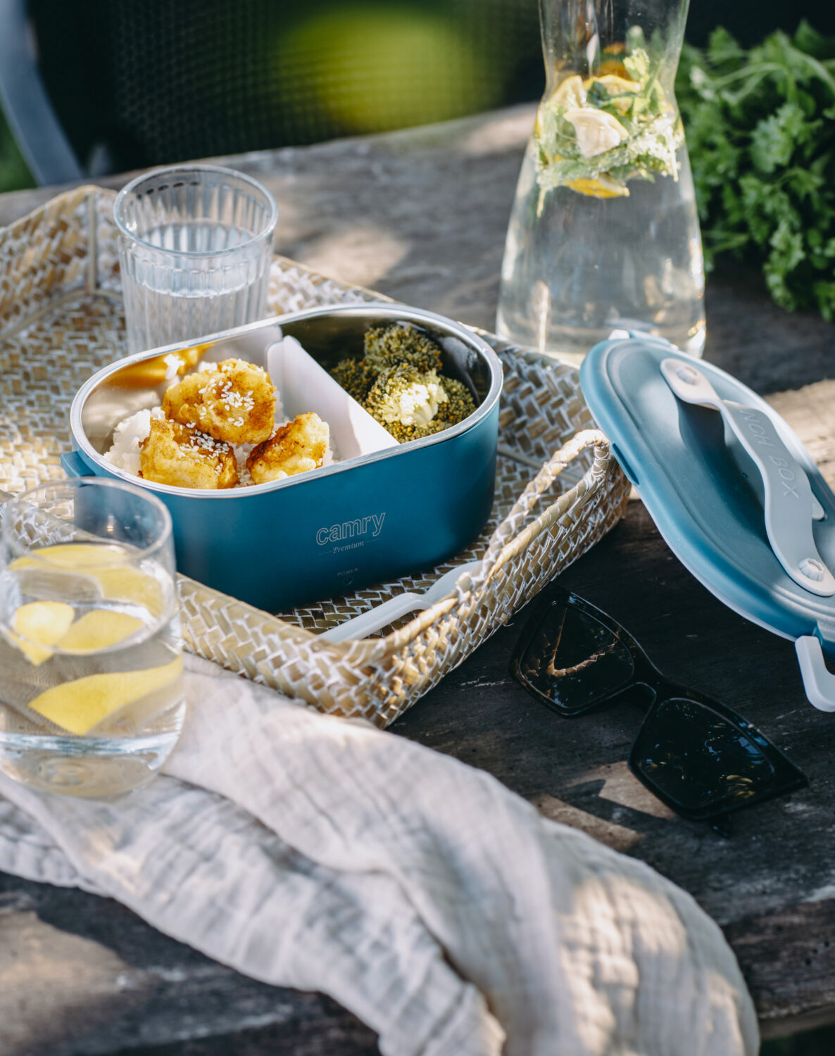 Camry Electric Lunch Box | CR 4517 | Material Stainless Steel | Blue - Image 12