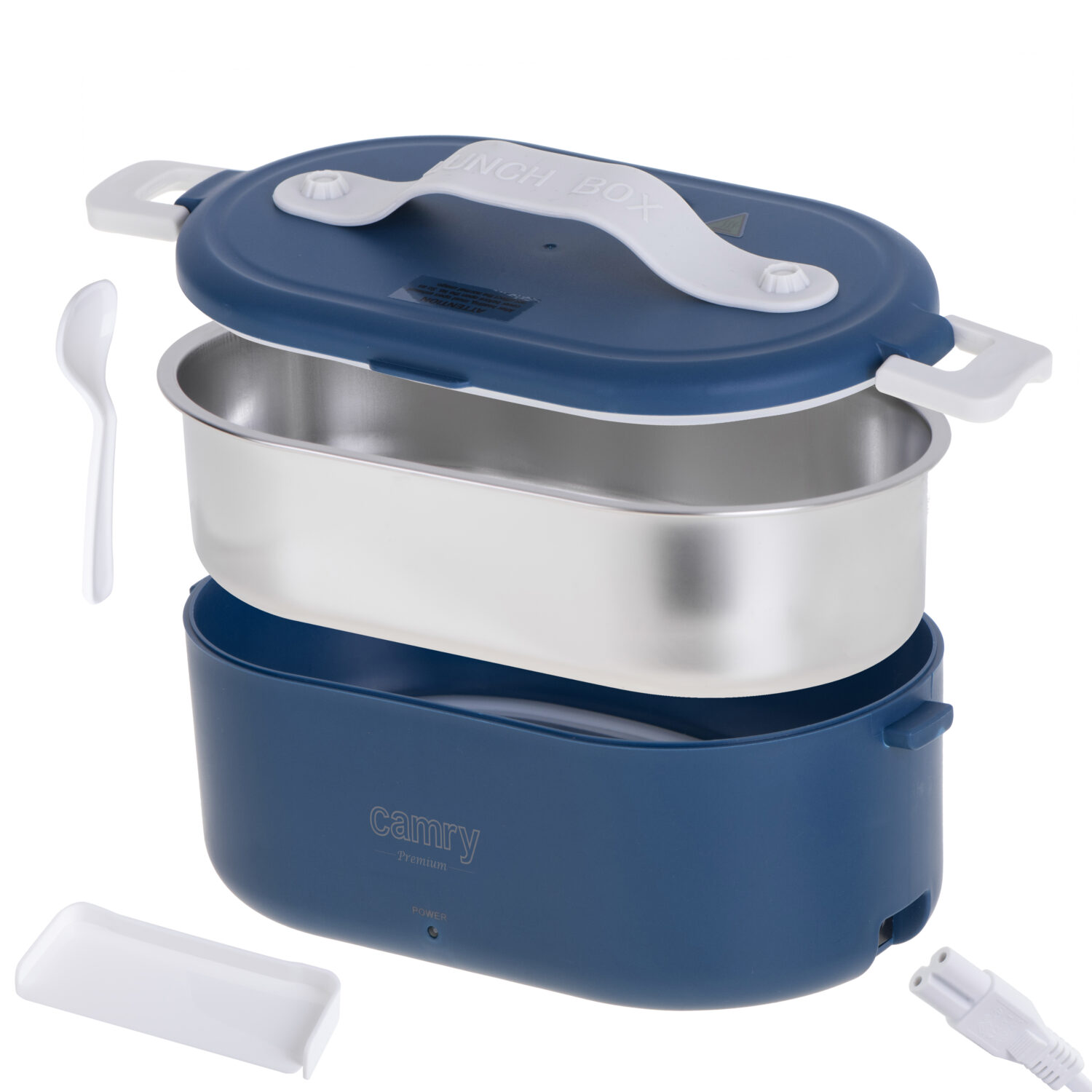 Camry Electric Lunch Box | CR 4517 | Material Stainless Steel | Blue - Image 5