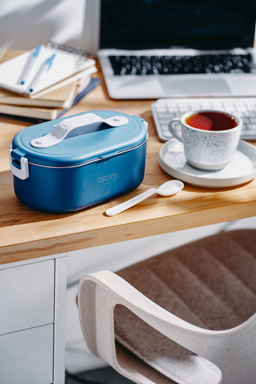 Camry Electric Lunch Box | CR 4517 | Material Stainless Steel | Blue - Image 11