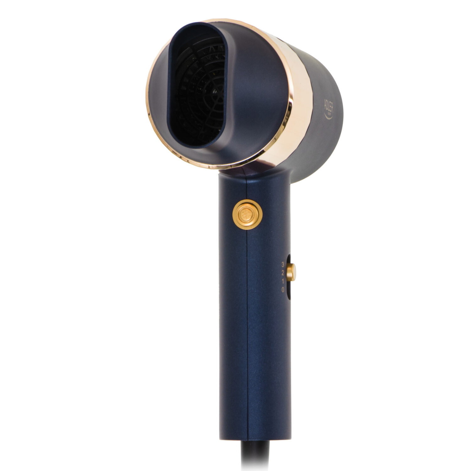 Adler Hair dryer | AD 2280 | 1800 W | Number of temperature settings 3 | Blue/Gold - Image 5