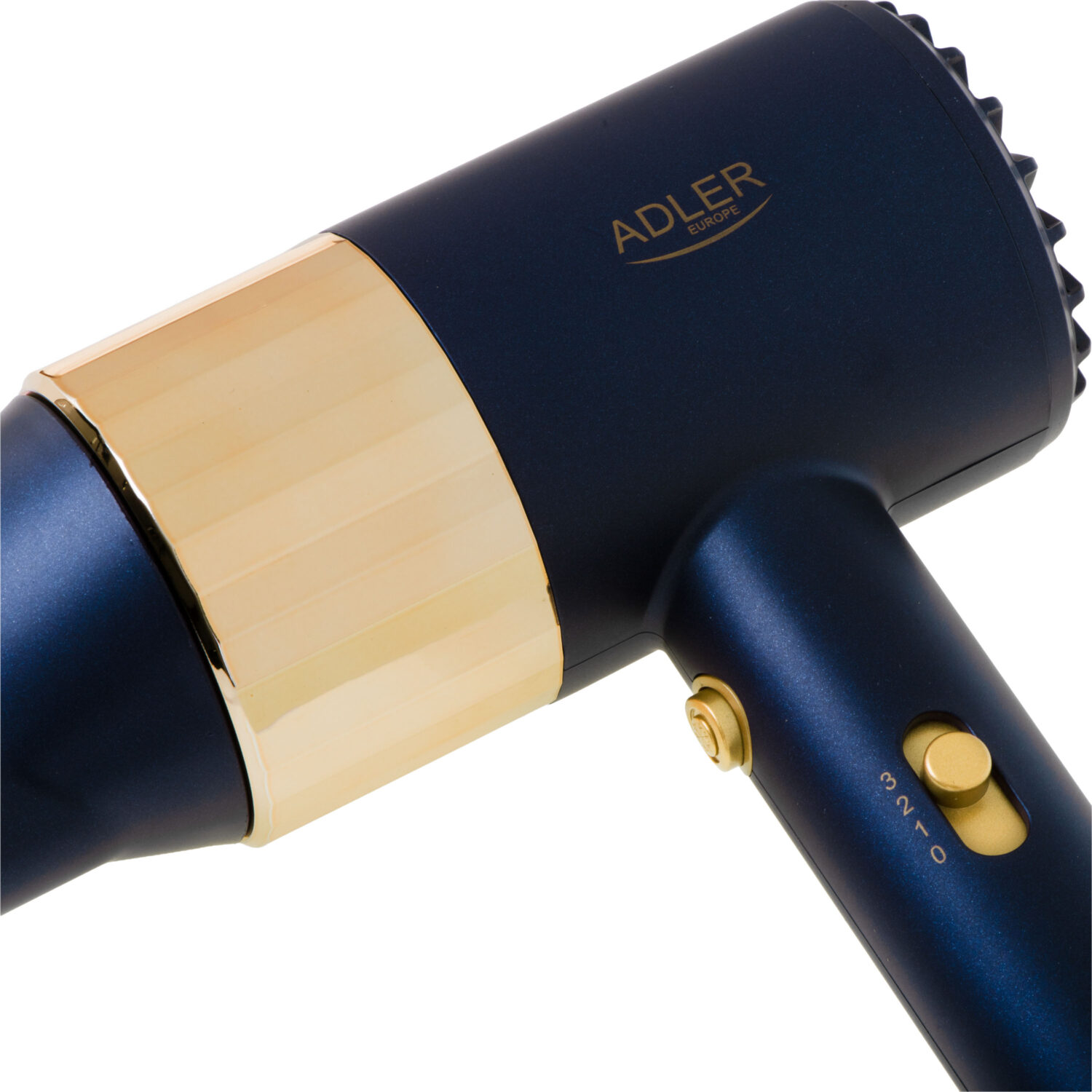 Adler Hair dryer | AD 2280 | 1800 W | Number of temperature settings 3 | Blue/Gold - Image 6