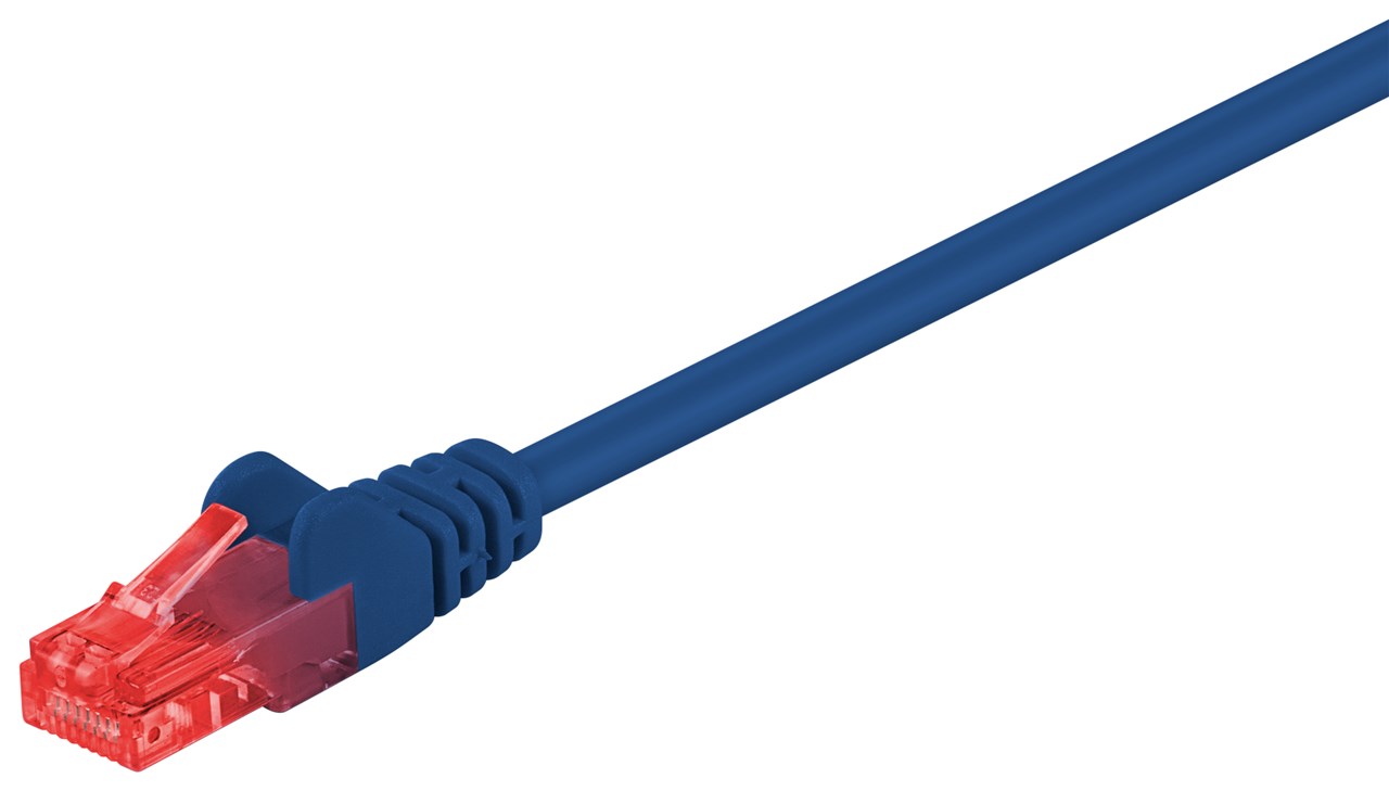 Goobay CAT 6, U/UTP | Patch cord | Blue