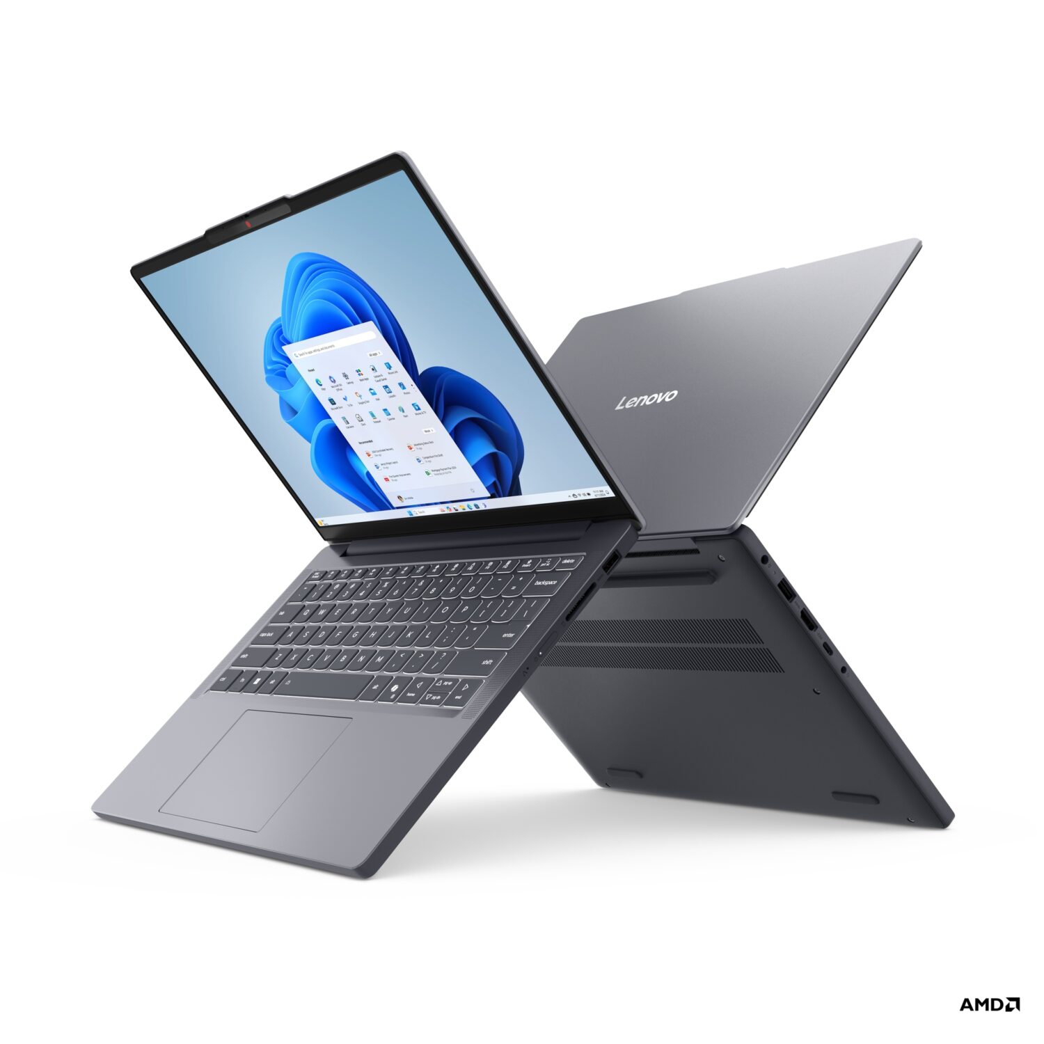 Lenovo IdeaPad Slim 3 14ARP10 | Luna Grey | 14 " | IPS | WUXGA | 1920 x 1200 pixels | Anti Glare | AMD Ryzen 5 | 7535HS | 16 GB | Soldered DDR5 | Solid-state drive capacity 512 GB | AMD Radeon 660M Graphics | Windows 11 Home | 802.11ax | Bluetooth version 5.3 | Keyboard language Nordic | Keyboard backlit | Warranty 24 month(s) | Battery warranty 12 month(s) - Image 9