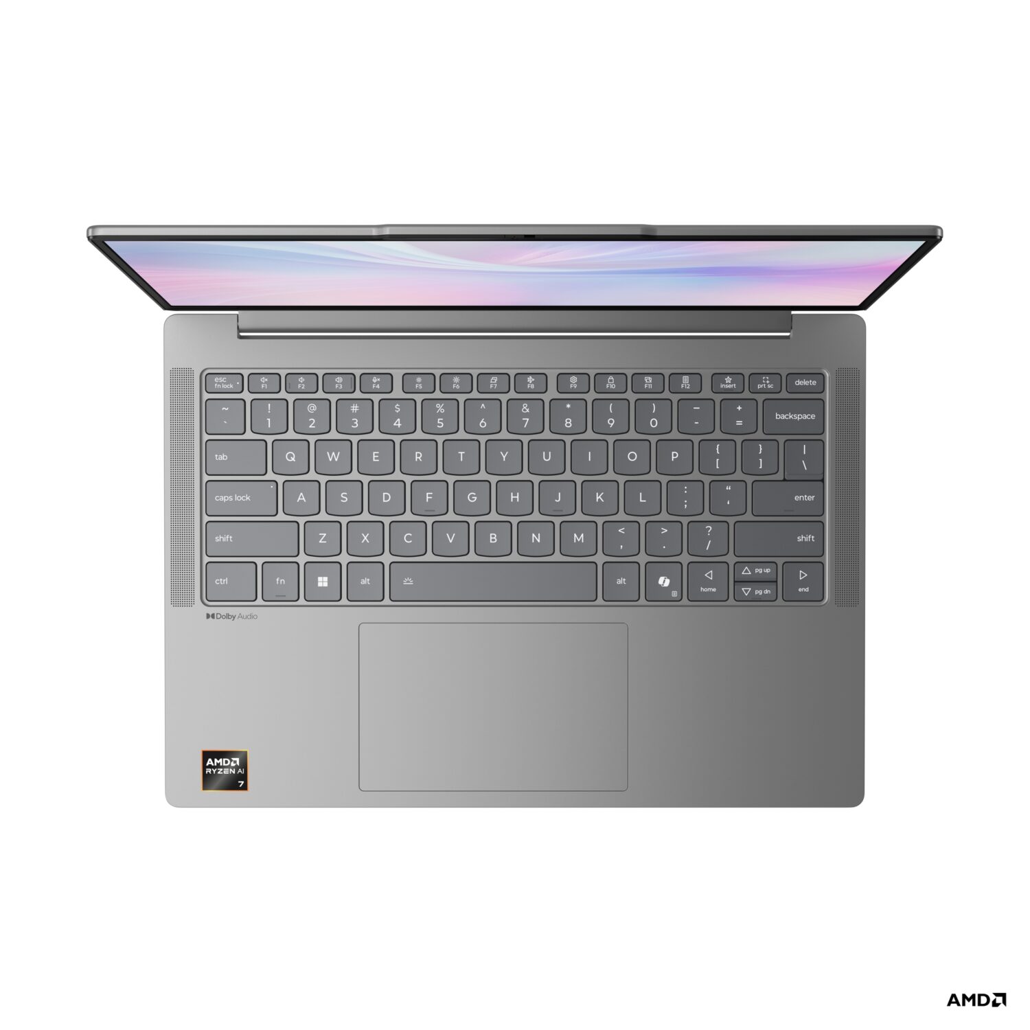 Lenovo IdeaPad Slim 5 14ARP10 | Luna Grey | 14 " | IPS | WUXGA | 1920 x 1200 pixels | Anti-glare | AMD Ryzen 5 | 7535HS | 16 (2x8GB) GB | SO-DIMM DDR5 | Solid-state drive capacity 512 GB | AMD Radeon 660M Graphics | Windows 11 Home | 802.11ax | Bluetooth version 5.2 | Keyboard language English | Keyboard backlit | Warranty 24 month(s) | Battery warranty 12 month(s) - Image 9