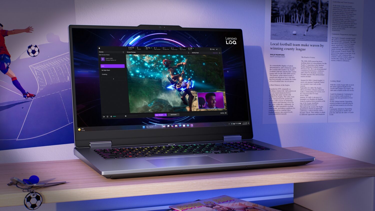 Lenovo LOQ 17IRX10 17.3 FHD i7-14700HX/16GB/1TB/NVIDIA GF RTX 5070 8GB/WIN11 Home/Nordic Backlit kbd/Luna Grey/2Y Warranty | Lenovo LOQ 17IRX10 | Luna Grey | 17.3 " | IPS | FHD | 1920 x 1080 pixels | Intel Core i7 | i7-14700HX | 16 GB | SO-DIMM DDR5 | Solid-state drive capacity 1000 GB | NVIDIA GeForce RTX 5070 | GDDR7 | 8 GB | Windows 11 Home | 802.11ax | Bluetooth version 5.2 | Keyboard language Nordic | Keyboard backlit | Warranty 24 month(s) | Battery warranty Depot month(s) | 12 - Image 25