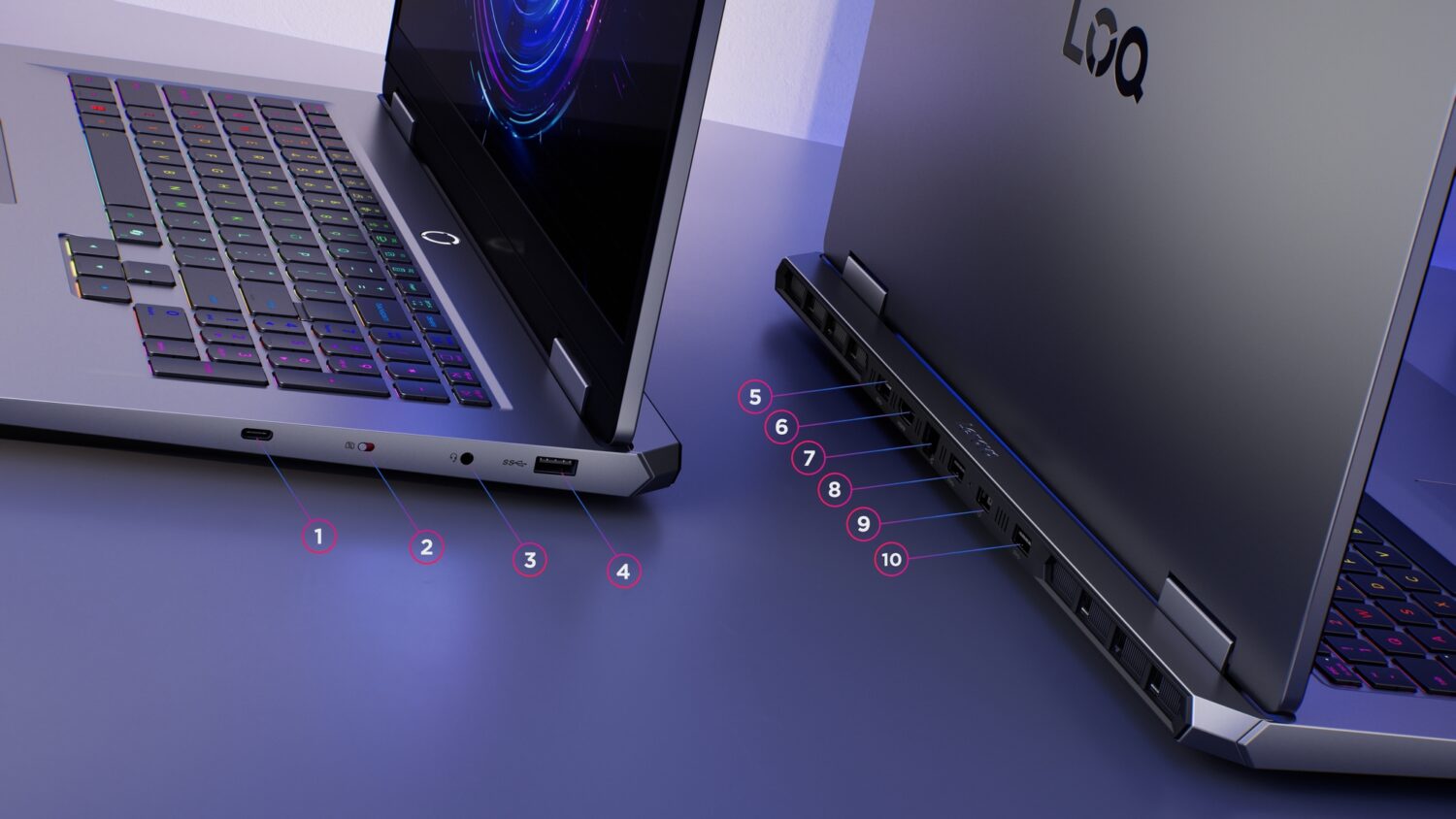 Lenovo LOQ 17IRX10 17.3 FHD i7-14700HX/16GB/1TB/NVIDIA GF RTX 5070 8GB/WIN11 Home/Nordic Backlit kbd/Luna Grey/2Y Warranty | Lenovo LOQ 17IRX10 | Luna Grey | 17.3 " | IPS | FHD | 1920 x 1080 pixels | Intel Core i7 | i7-14700HX | 16 GB | SO-DIMM DDR5 | Solid-state drive capacity 1000 GB | NVIDIA GeForce RTX 5070 | GDDR7 | 8 GB | Windows 11 Home | 802.11ax | Bluetooth version 5.2 | Keyboard language Nordic | Keyboard backlit | Warranty 24 month(s) | Battery warranty Depot month(s) | 12 - Image 28