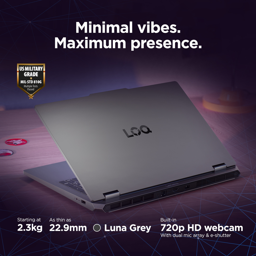 Lenovo LOQ 15IRX10 | Luna Grey | 15.6 " | IPS | FHD | 1920 x 1080 pixels | Anti-glare | Intel Core i5 | i5-13450HX | 16 GB | SO-DIMM DDR5 | Solid-state drive capacity 1000 GB | NVIDIA GeForce RTX 5060 | GDDR7 | 8 GB | Windows 11 Home | 802.11ax | Bluetooth version 5.2 | Keyboard language English | Keyboard backlit | Warranty 24 month(s) | Battery warranty 12 month(s) - Image 42
