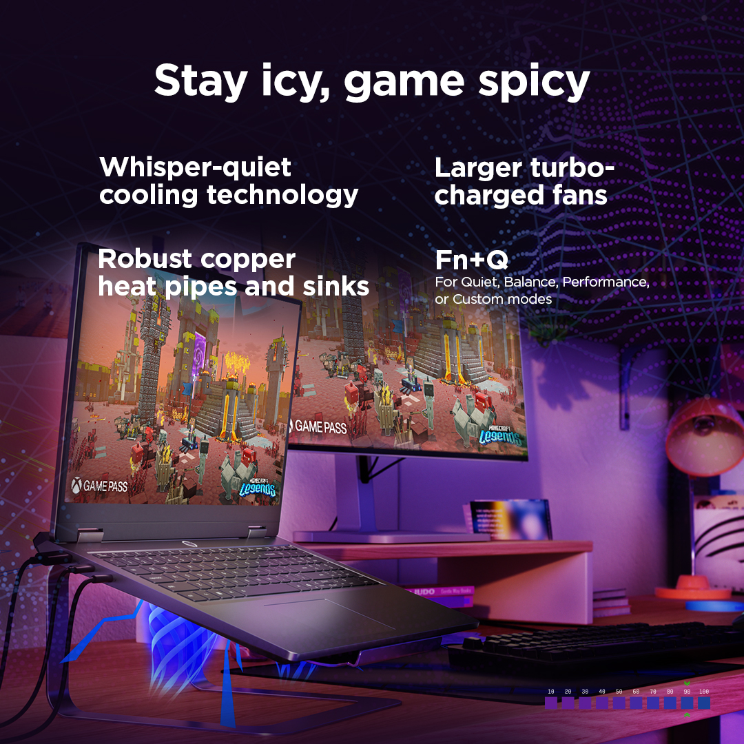 Lenovo LOQ 15IRX10 | Luna Grey | 15.6 " | IPS | FHD | 1920 x 1080 pixels | Anti-glare | Intel Core i5 | i5-13450HX | 16 GB | SO-DIMM DDR5 | Solid-state drive capacity 1000 GB | NVIDIA GeForce RTX 5060 | GDDR7 | 8 GB | Windows 11 Home | 802.11ax | Bluetooth version 5.2 | Keyboard language English | Keyboard backlit | Warranty 24 month(s) | Battery warranty 12 month(s) - Image 41