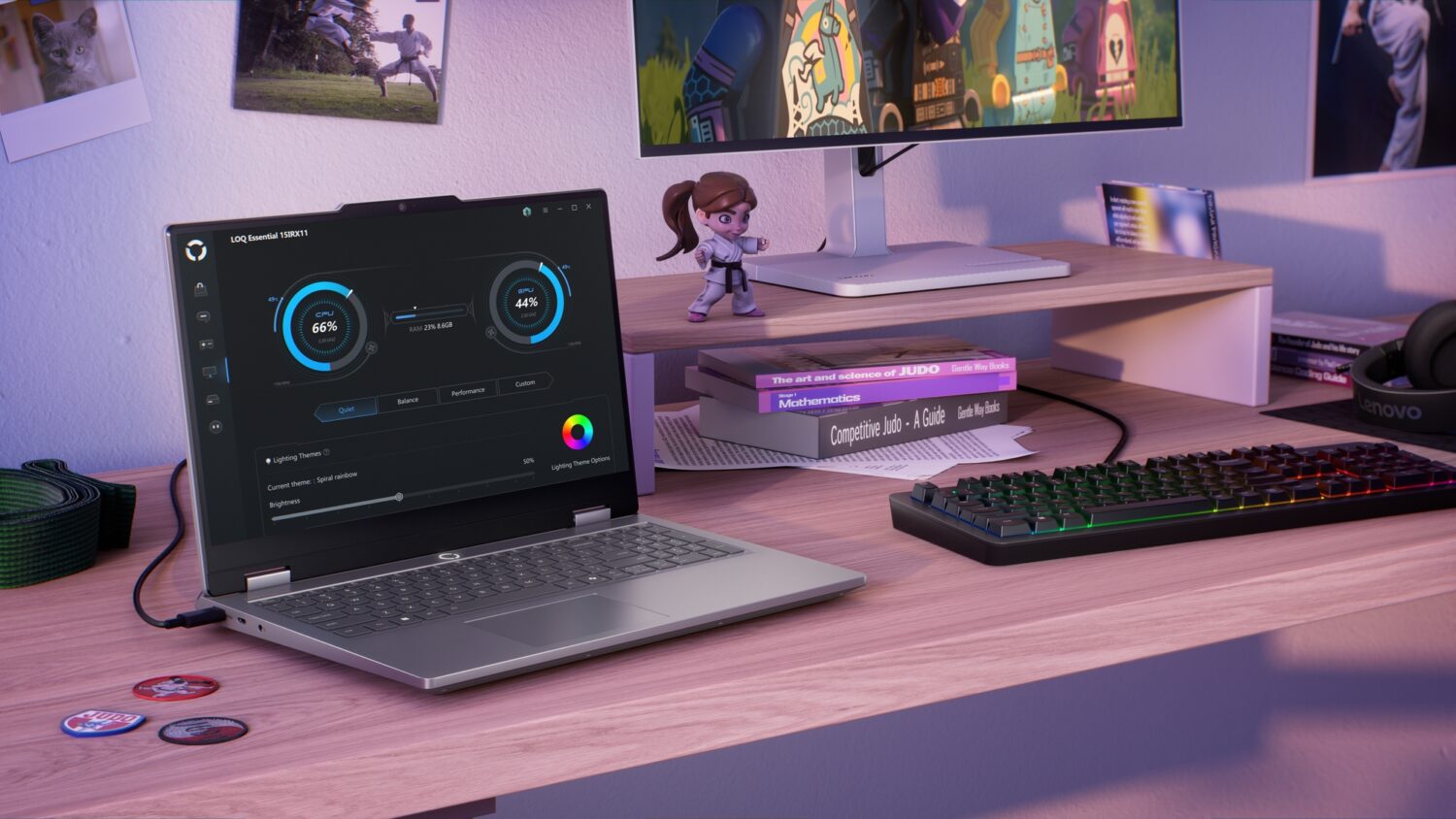 Lenovo LOQ 15IRX10 | Luna Grey | 15.6 " | IPS | FHD | 1920 x 1080 pixels | Anti-glare | Intel Core i5 | i5-13450HX | 16 GB | SO-DIMM DDR5 | Solid-state drive capacity 1000 GB | NVIDIA GeForce RTX 5060 | GDDR7 | 8 GB | Windows 11 Home | 802.11ax | Bluetooth version 5.2 | Keyboard language English | Keyboard backlit | Warranty 24 month(s) | Battery warranty 12 month(s) - Image 28