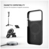 Fixed MagVelar | Back cover | Apple | iPhone 17 Pro | Aramid | Black | MagSafe Support
