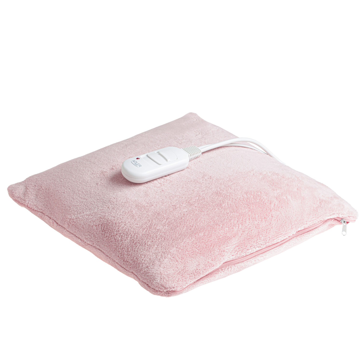 Adler Super Soft Electric Heating Pad | AD 7444 | Number of heating levels 2 | Number of persons 1 | Washable | Remote control | 80 W | Pink - Image 5