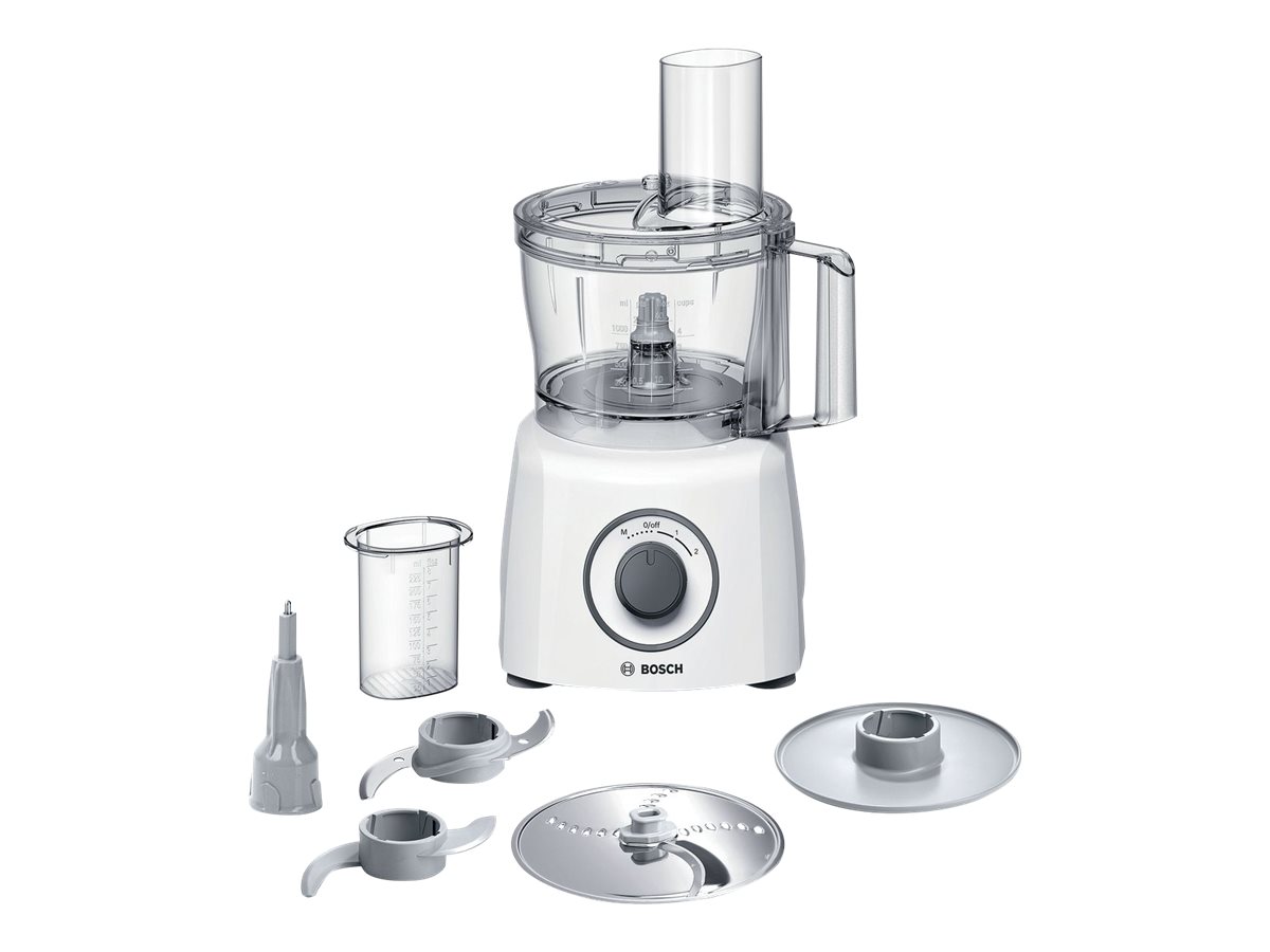 Bosch | Food Processor | MCM3100W | 800 W | Number of speeds 2 | Bowl capacity 2.3 L | Ice crushing | Blender | Meat mincer | White - Image 3