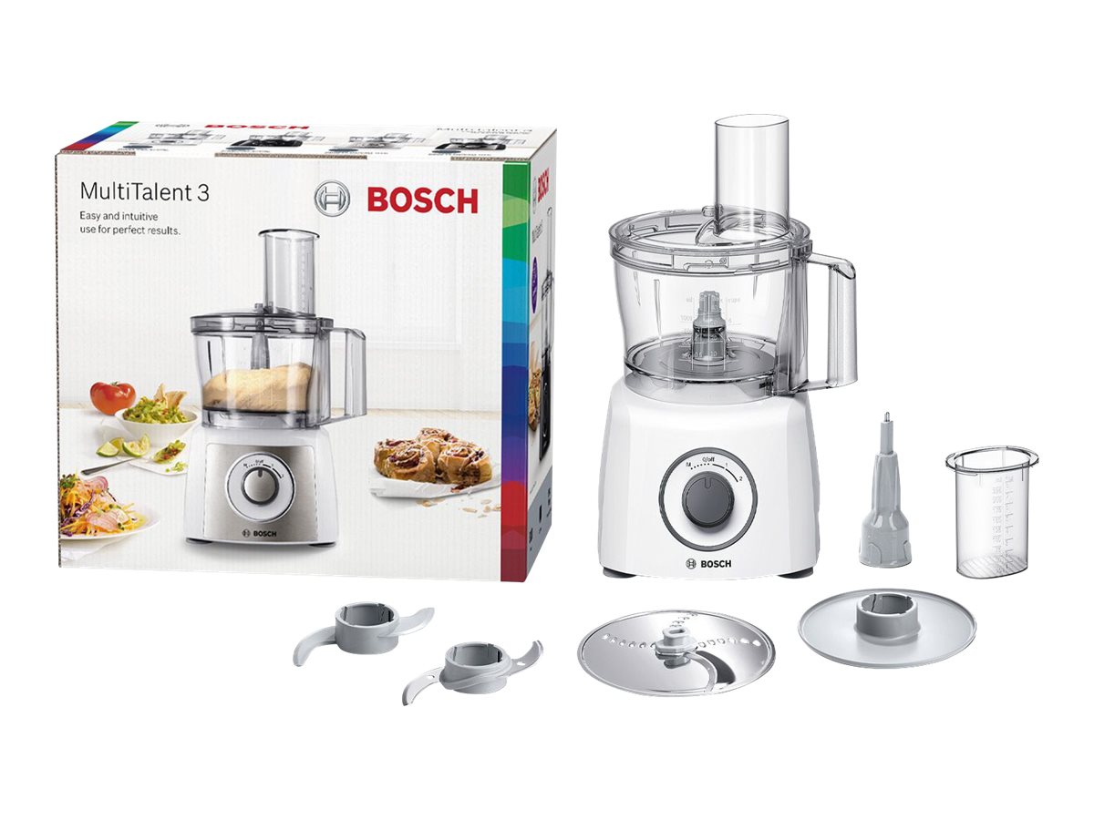 Bosch | Food Processor | MCM3100W | 800 W | Number of speeds 2 | Bowl capacity 2.3 L | Ice crushing | Blender | Meat mincer | White - Image 4