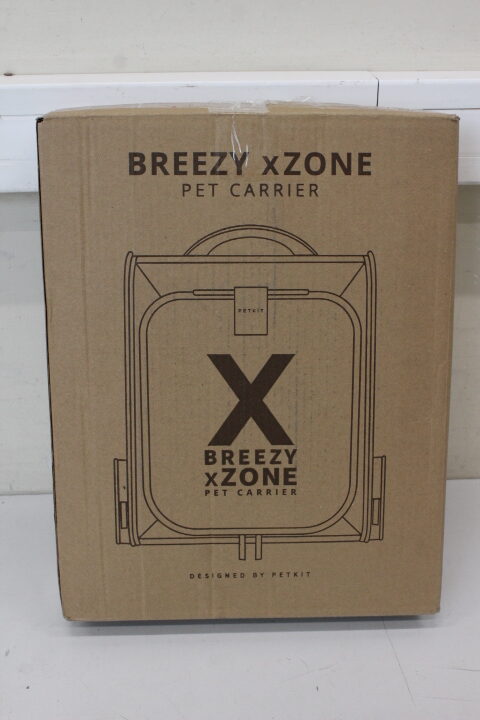 SALE OUT. Petkit Breezy xZone Pet Carrier-Grey | PETKIT Pet Carrier | BP3 X ZONE | Grey | USED, DIRTY HANDLE