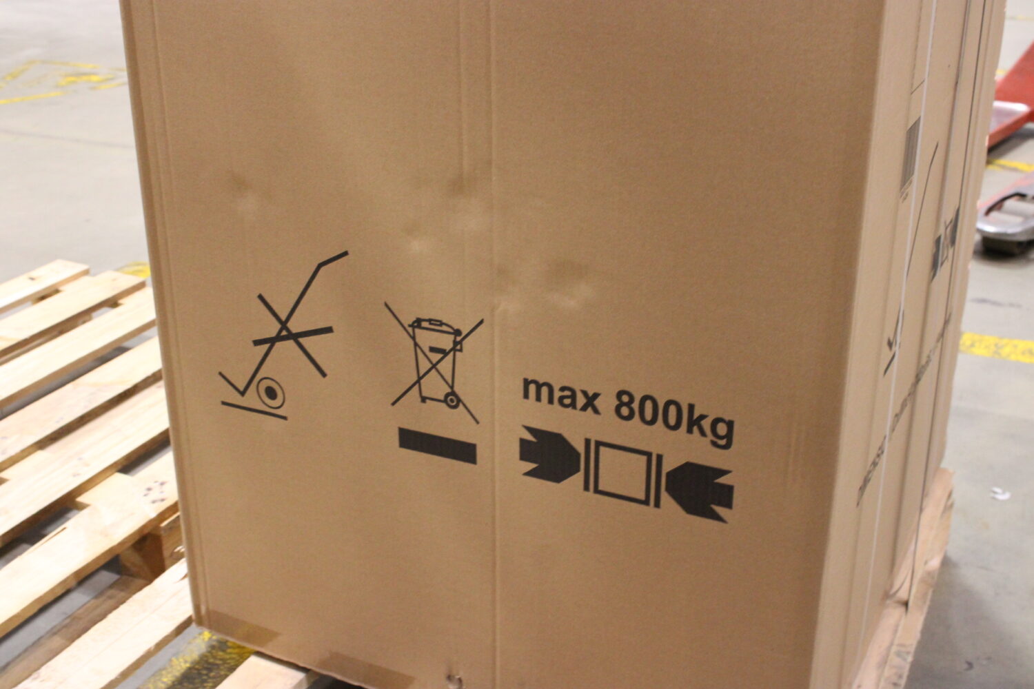 SALE OUT. Candy ECN2CQTEX186 Refrigerator, E, Freestanding, Combi, Height 185cm, Fridge net 235 L, Freezer net 120 L, Inox | Candy DAMAGED PACKAGING, DENT SIDE ON BOTTOM, DENT ON DOOR - Image 2