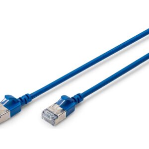 Digitus CAT 6A F-FTP Slim Patch Cable, 0.5 m | DK-1632-A-005S-B | Blue