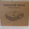 SALE OUT. Acer PREDATOR GM712 Projector, DLP, 4K UHD, 4000lm, 20000/1, HDMI, Black | Acer PREDATOR GM712 | 4K UHD (3840 x 2160) | 3600 ANSI lumens | Black | USED