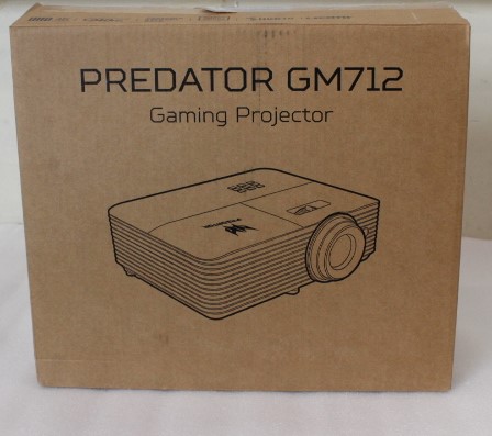 SALE OUT. Acer PREDATOR GM712 Projector, DLP, 4K UHD, 4000lm, 20000/1, HDMI, Black | Acer PREDATOR GM712 | 4K UHD (3840 x 2160) | 3600 ANSI lumens | Black | USED