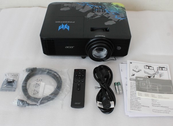 SALE OUT. Acer PREDATOR GM712 Projector, DLP, 4K UHD, 4000lm, 20000/1, HDMI, Black | Acer PREDATOR GM712 | 4K UHD (3840 x 2160) | 3600 ANSI lumens | Black | USED - Image 2