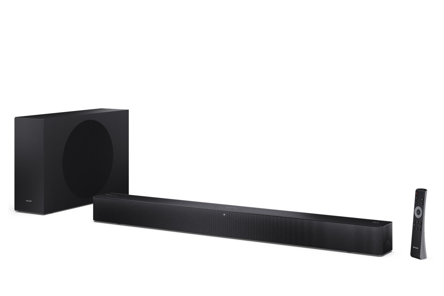 Sharp 2.1 Dolby Atmos/DTS Virtual:X Soundbar with Slim Wireless Subwoofer | HT-SBW310 | 330 W | Bluetooth | Black | Wireless connection - Image 3