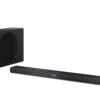 Sharp 2.1ch Ultra-slim Dolby Atmos/DTS Virtual: X Soundbar with Wireless Subwoofer | HT-SBW320 | 360 W | Bluetooth | Black | Wireless connection