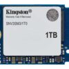 Kingston SSD | NV3 | 1000 GB | SSD form factor M.2 2230 | Solid-state drive interface PCIe 4.0 x4 NVMe | Read speed 6000 MB/s | Write speed 4000 MB/s