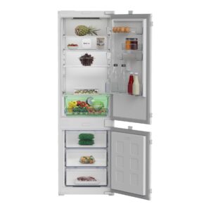 Beko B3BCNA294HS Refrigerator, E, Built-in, Combi, Height 1.775 cm, Fridge 194 L, White | BEKO