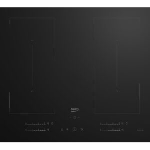 Beko HII64720QUF2T Hob, Induction, Width 59cm, 4 cooking zones, Touch control, Black | BEKO