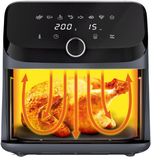 Tefal EY855B Easy Fry Mega Air Fryer, 7.5L, Black | TEFAL - Image 7