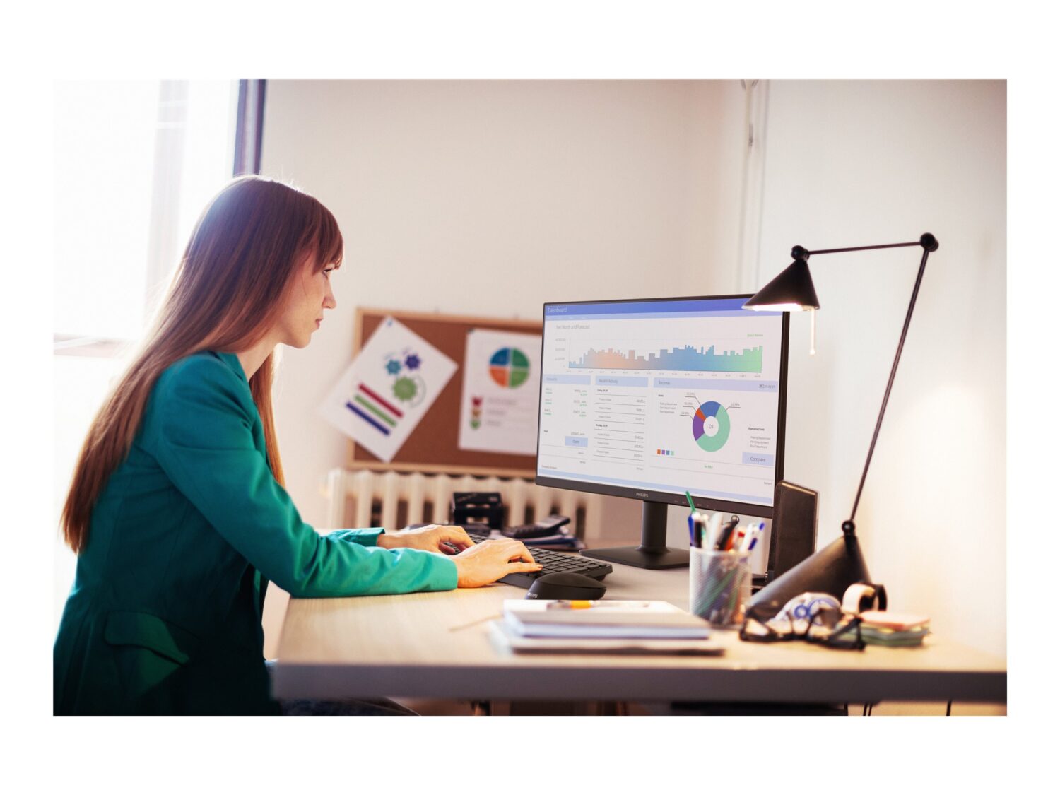 Philips | 24E2N1110/00 | 24 " | IPS | FHD | 16:9 | 120 Hz | 4 ms | 1920 x 1080 pixels | 300 cd/m² | HDMI ports quantity 1 | Black - Image 16