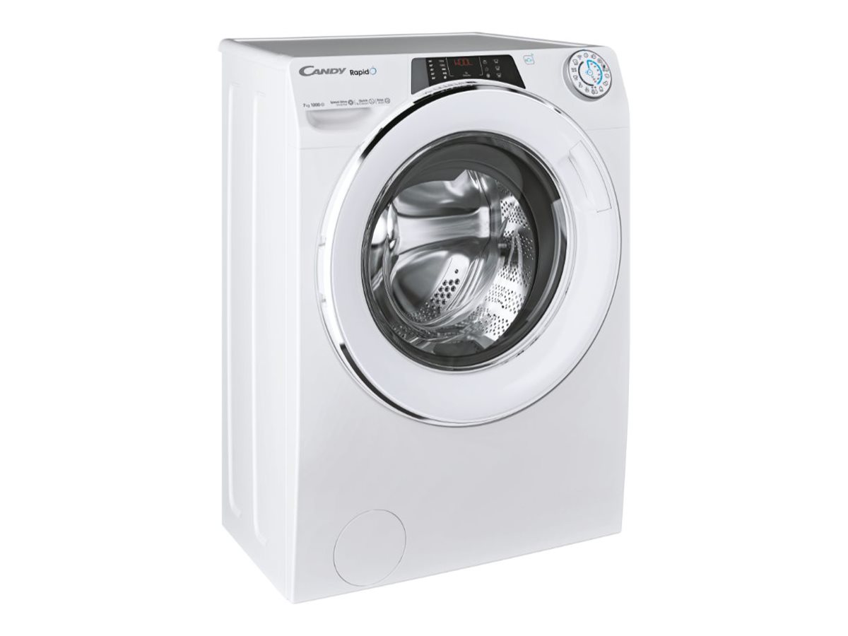Candy RO41274DWMCT/1-S Washing Machine, A, Front loading, Depth 40 cm, 7 kg, White | Candy - Image 3